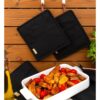 CHEF02301-Pannenlap_dots_zwart_4 CHEF Pannenlap Siliconen dots - Zwart 20*20 cm