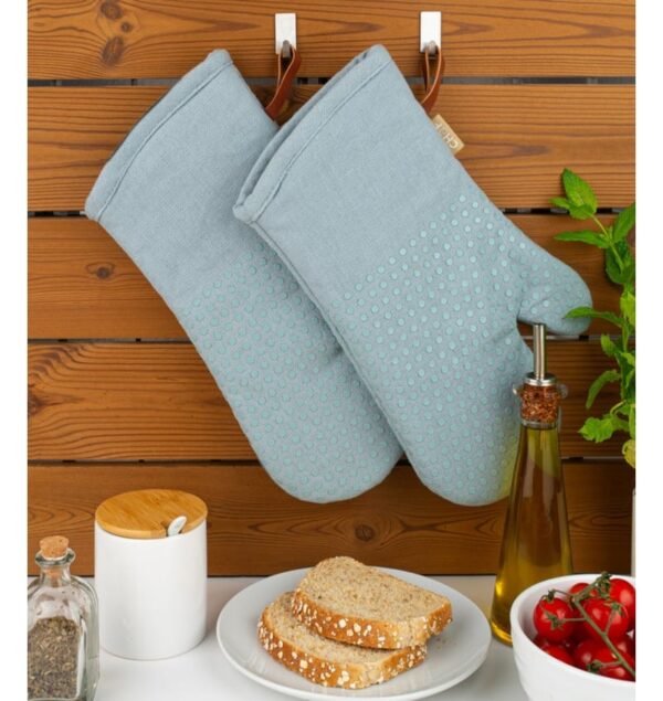 CHEF03103-ovenwant_dots_blauw_4 CHEF Ovenwant Siliconen dots - blauw