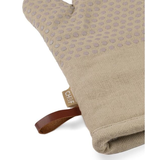 CHEF Ovenwant Siliconen dots - beige