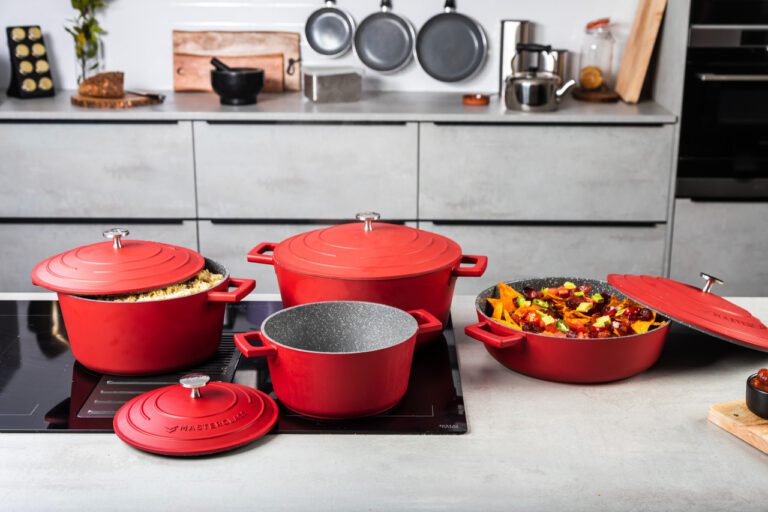Masterclass braadpan rood - diverse maten